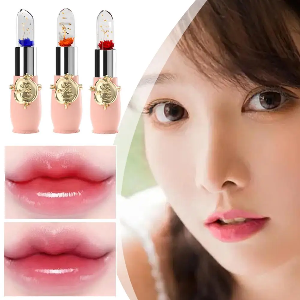 Dried Flower Jelly Lipstick Moisturizing Lasting Moisturizing Non-fading Color Changing Lipstick Makeup For Women P4M6
Dried Flower Jelly Lipstick Moisturizing Lasting Moisturizing Non-fading Color Changing Lipstick Makeup For Women P4M6