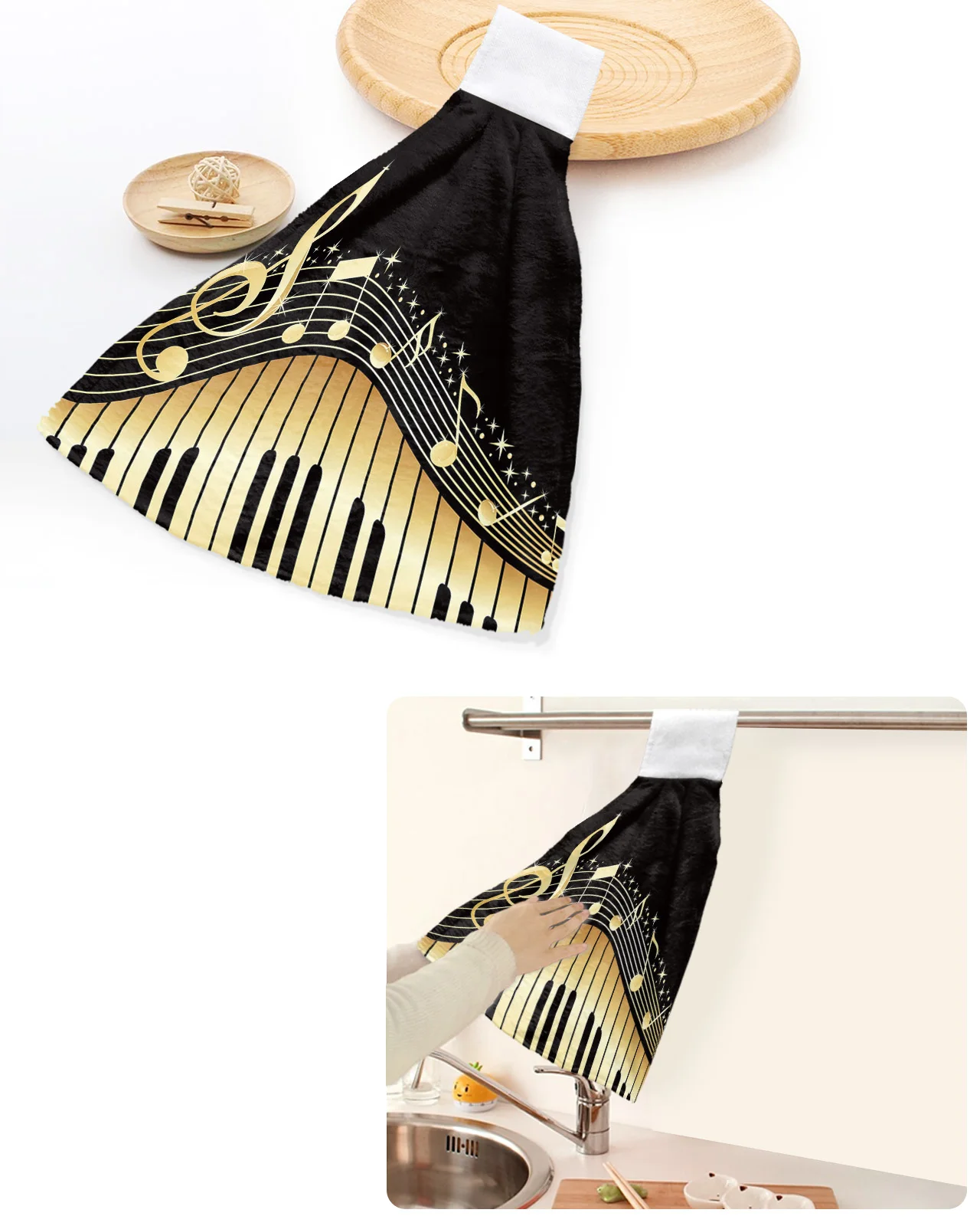 Piano Keys Note Music Gradient Hand Towels Home Kitchen Bathroom Hanging Dishcloths Loops Quick Dry Soft Absorbent Custom Towel
Piano Keys Note Music Gradient Hand Towels Home Kitchen Bathroom Hanging Dishcloths Loops Quick Dry Soft Absorbent Custom Towel