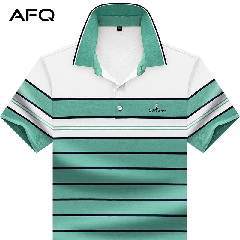 2022 Summer Popular Men 'S Lapel Short-Sleeved T-shirt Sea Soul Middle-Aged Half-Sleeved Striped Men 'S Polo Shirt Body Blood
2022 Summer Popular Men 'S Lapel Short-Sleeved T-shirt Sea Soul Middle-Aged Half-Sleeved Striped Men 'S Polo Shirt Body Blood