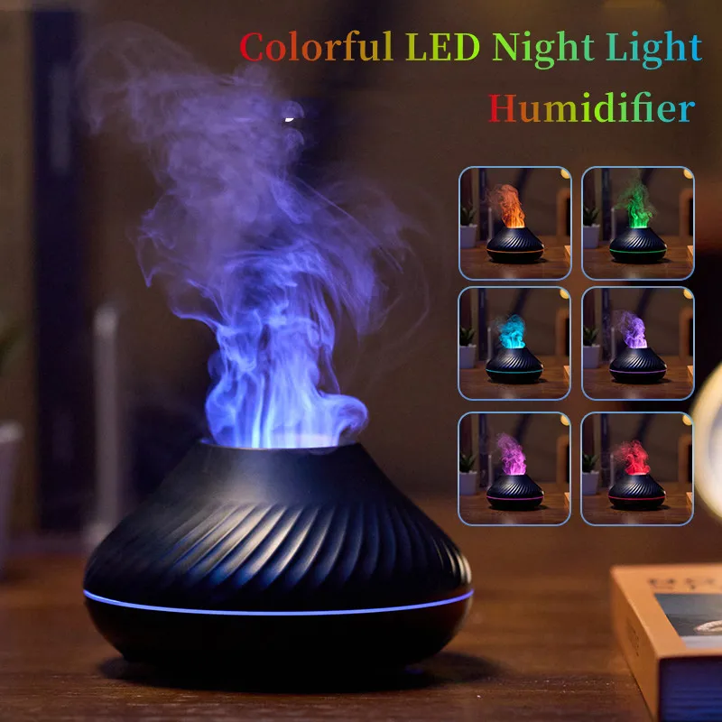 3D Colorful Flame Humidifier USB Car Aromatherapy Humidifiers Diffusers Portable Diffuser Essential Oils for Home Room Fragrance
3D Colorful Flame Humidifier USB Car Aromatherapy Humidifiers Diffusers Portable Diffuser Essential Oils for Home Room Fragrance