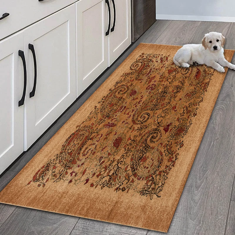 New Kitchen Floor Mat Brown Flower Pattern Entrance Doormat Bathroom Door Floormat Parlor Anti-Slip Antifouling Long Rugs
New Kitchen Floor Mat Brown Flower Pattern Entrance Doormat Bathroom Door Floormat Parlor Anti-Slip Antifouling Long Rugs