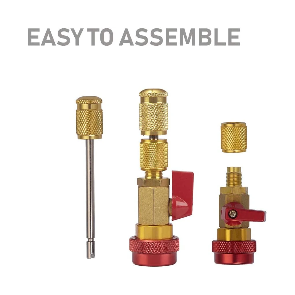 1 Set Copper Car A C Valve Core Remover Replacement Air-conditioning R134A R1234YF Repairing Maintenance Installer
1 Set Copper Car A C Valve Core Remover Replacement Air-conditioning R134A R1234YF Repairing Maintenance Installer