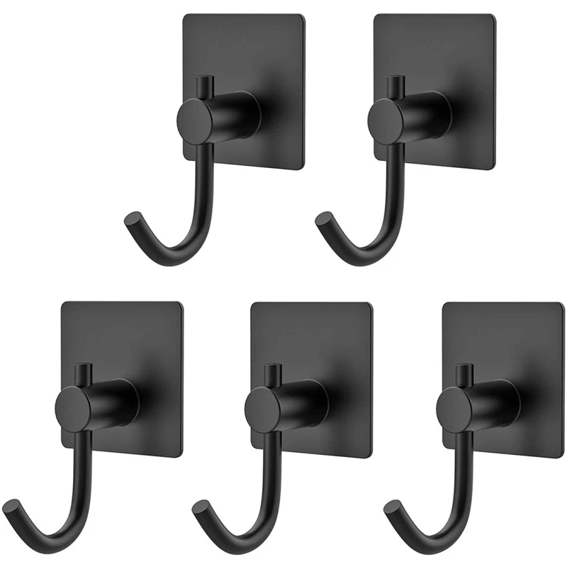 5 Pieces Wall Hooks, Self-Adhesive Towel Hooks, Stainless Steel Wall Hooks, For Coat Hooks / Bathroom Kitchen
5 Pieces Wall Hooks, Self-Adhesive Towel Hooks, Stainless Steel Wall Hooks, For Coat Hooks / Bathroom Kitchen