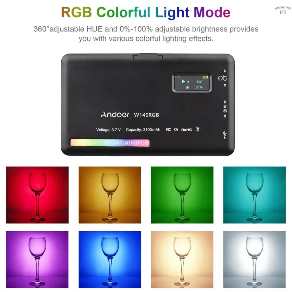 Rechargeable Photography Lamp Mini Led Fill Light Portable For Vlog Shooting Rgb Photography Fill Light Dimmable Led Panel Light
Rechargeable Photography Lamp Mini Led Fill Light Portable For Vlog Shooting Rgb Photography Fill Light Dimmable Led Panel Light