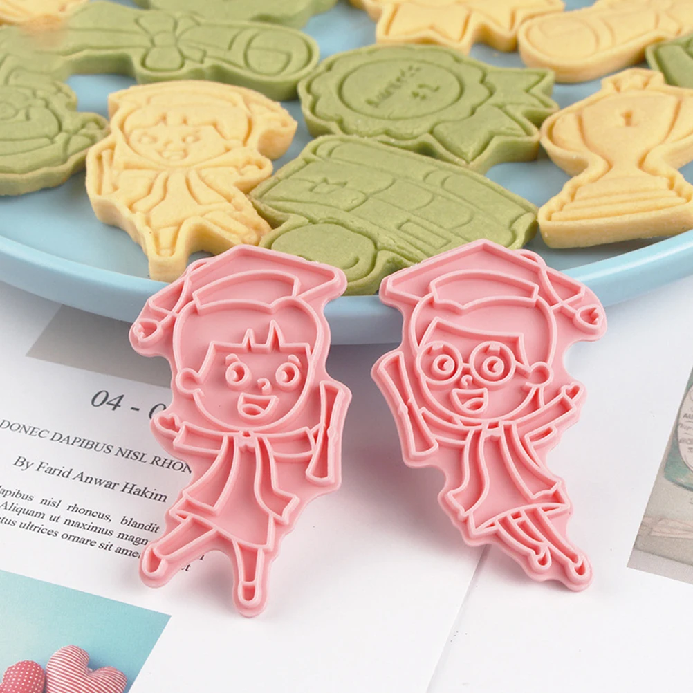 8PCS Graduation Themed Cookie Mould Dessert Pastry DIY Cake Decorating Baking Tool
8PCS Graduation Themed Cookie Mould Dessert Pastry DIY Cake Decorating Baking Tool