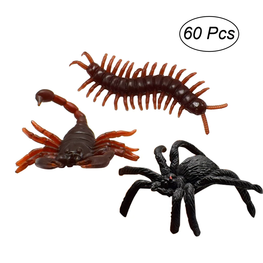 60 Pcs Fake Insect Realistic Simulation Spider Fake Animal Centipede Scorpion Prank Toys for
60 Pcs Fake Insect Realistic Simulation Spider Fake Animal Centipede Scorpion Prank Toys for
