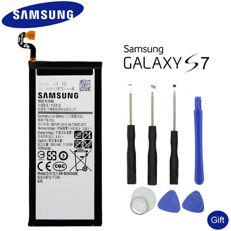 Оригинальная запасная батарея SAMSUNG для телефона, 10000 мАч для Samsung GALAXY S7 G9300 G930F G930A G9308
Оригинальная запасная батарея SAMSUNG для телефона, 10000 мАч для Samsung GALAXY S7 G9300 G930F G930A G9308