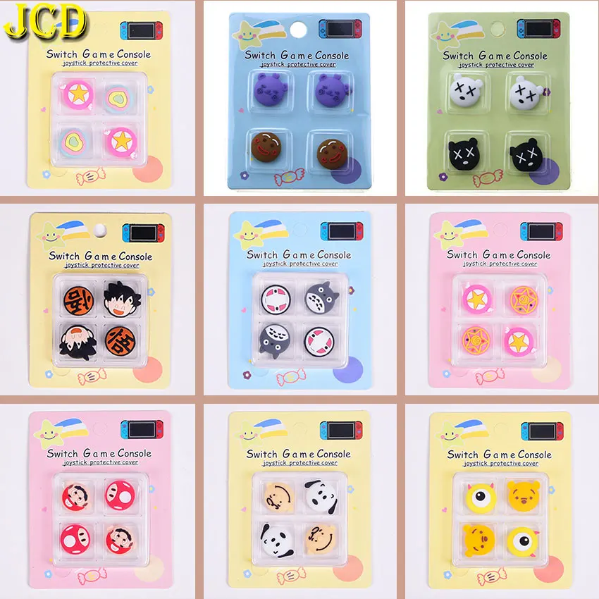 4pcs Silicone Cute Cartoon Thumb Stick Grip Cap Joystick Protective Cover For Switch NS Lite Joy-con Controller Thumbstick Case
4pcs Silicone Cute Cartoon Thumb Stick Grip Cap Joystick Protective Cover For Switch NS Lite Joy-con Controller Thumbstick Case
