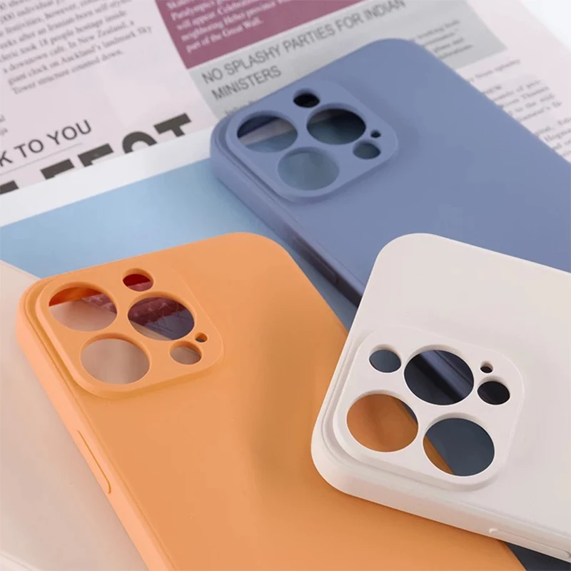 Luxury Liquid Silicone Case For iPhone 12 13 11 Pro Xs Max Case Cover For iPhone X Xr 7 8 Plus 6s 6 Soft Camera Protection Cases
Luxury Liquid Silicone Case For iPhone 12 13 11 Pro Xs Max Case Cover For iPhone X Xr 7 8 Plus 6s 6 Soft Camera Protection Cases