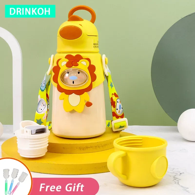 NEW IN Cute Water Bottle For Girls Portable Thermal Tumbler Children Straw Mug Kawaii Vacuum Flasks Sports Insulated Cup 500ml T
NEW IN Cute Water Bottle For Girls Portable Thermal Tumbler Children Straw Mug Kawaii Vacuum Flasks Sports Insulated Cup 500ml T