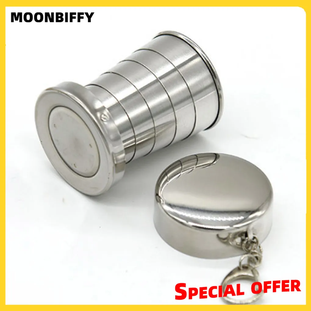 Portable Stainless Steel Foldable Cup 75ml Outdoor Travel Collapsible Coffee Mug Telescopic Hiking Camping Water Teacups cocina
Portable Stainless Steel Foldable Cup 75ml Outdoor Travel Collapsible Coffee Mug Telescopic Hiking Camping Water Teacups cocina