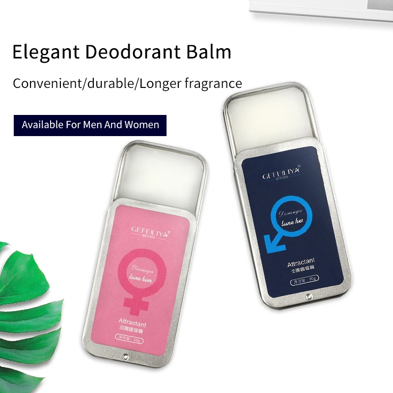 Pheromone твердые духи для мужчин женщин мужчин Твердый бальзам Женский парфюм долговечный свежий цветочный аромат дезодорант антиперспиранты 
Pheromone твердые духи для мужчин женщин мужчин Твердый бальзам Женский парфюм долговечный свежий цветочный аромат дезодорант антиперспиранты