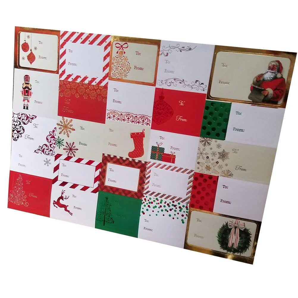 Christmas Greeting Stickers Adhesive Wrapping Cartoon Label Paper Gift Tags Blessing Decals
Christmas Greeting Stickers Adhesive Wrapping Cartoon Label Paper Gift Tags Blessing Decals