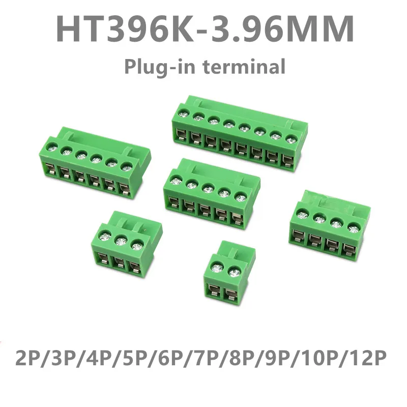 10pcs 20pcs / lot HT396K-3.96 Plug-in terminal block HT 3.96mm 300V 15A Female 2P 3P 4P 5P 6P 7P~12P Green plug connector
10pcs 20pcs / lot HT396K-3.96 Plug-in terminal block HT 3.96mm 300V 15A Female 2P 3P 4P 5P 6P 7P~12P Green plug connector