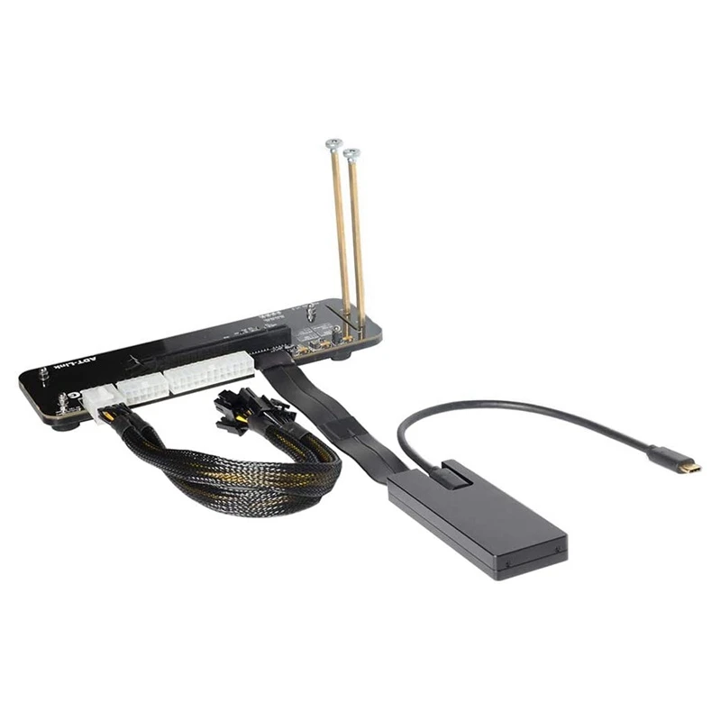 R43SG M.2 Key M Nvme Laptop External Graphics Card Stand Bracket With Pcie 3.0 X4 Riser Extender Cable 25Cm 32Gbs
R43SG M.2 Key M Nvme Laptop External Graphics Card Stand Bracket With Pcie 3.0 X4 Riser Extender Cable 25Cm 32Gbs