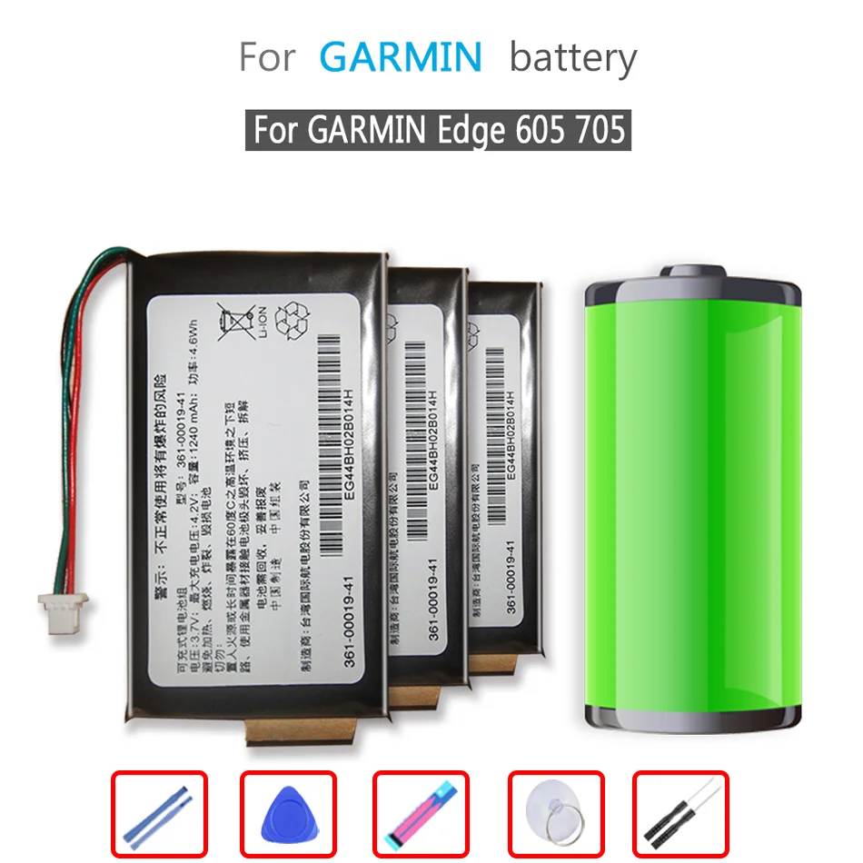 361-00019-12 3610001912 1240mAh Battery For GARMIN Edge 605 705/Edge 705 GPS 361-00019-14
361-00019-12 3610001912 1240mAh Battery For GARMIN Edge 605 705/Edge 705 GPS 361-00019-14