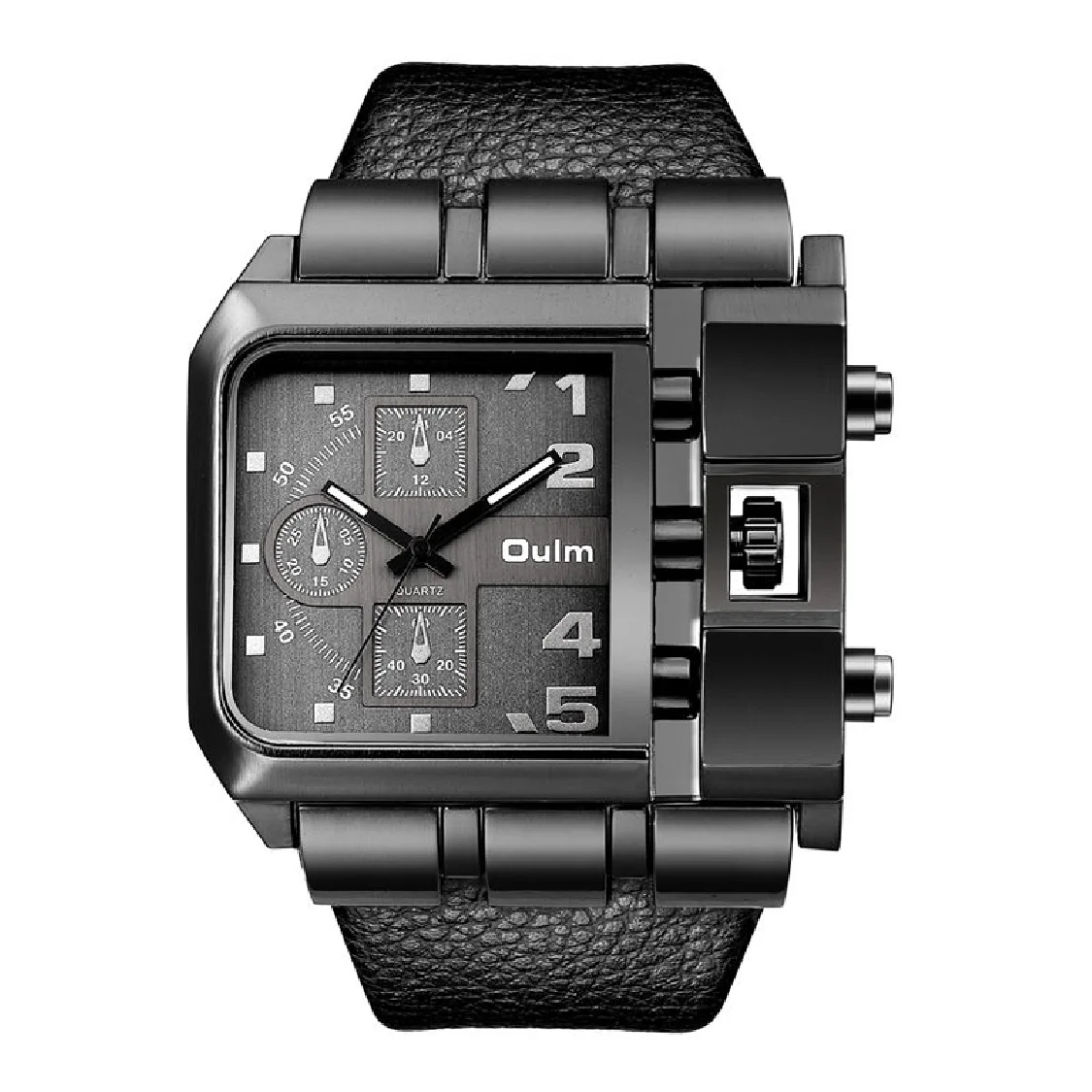 Oulm Casual Wristwatch Square Dial Wide Strap Men's Quartz Watch Luxury Brand Male Clock Super Big Men Watches montre homme
Oulm Casual Wristwatch Square Dial Wide Strap Men's Quartz Watch Luxury Brand Male Clock Super Big Men Watches montre homme