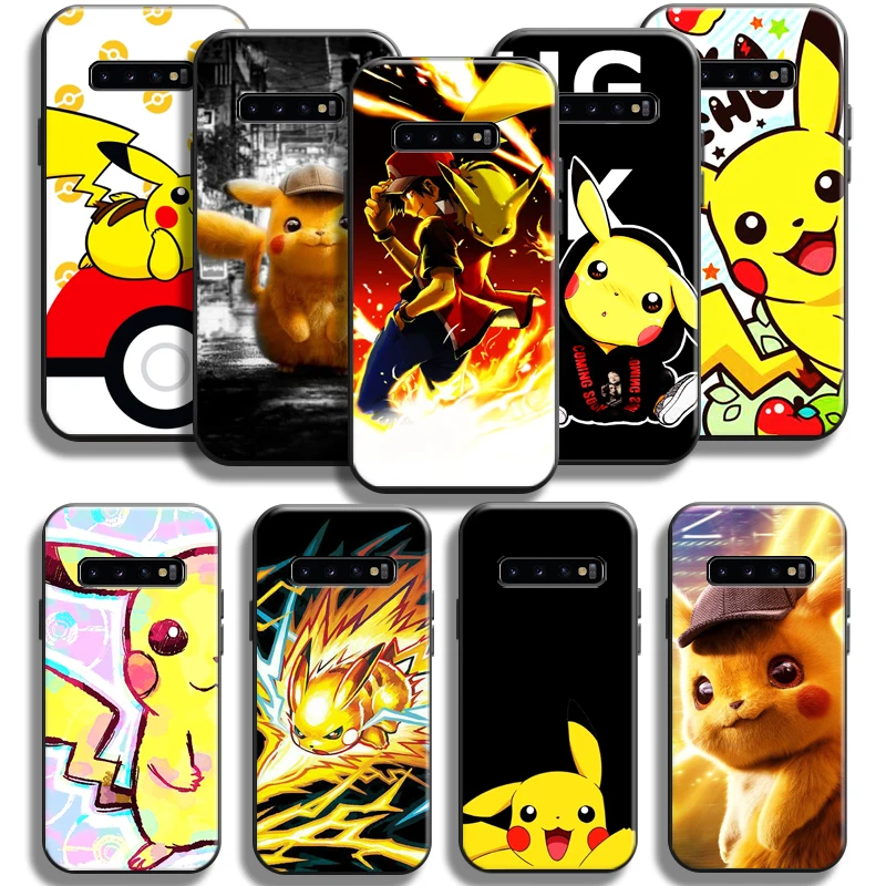 Cute Pikachu Anime Pokemon Phone Case For Samsung Galaxy S10 Plus S10E S10 Lite Case For Samsung S10 5G Back Black Funda Coque
Cute Pikachu Anime Pokemon Phone Case For Samsung Galaxy S10 Plus S10E S10 Lite Case For Samsung S10 5G Back Black Funda Coque
