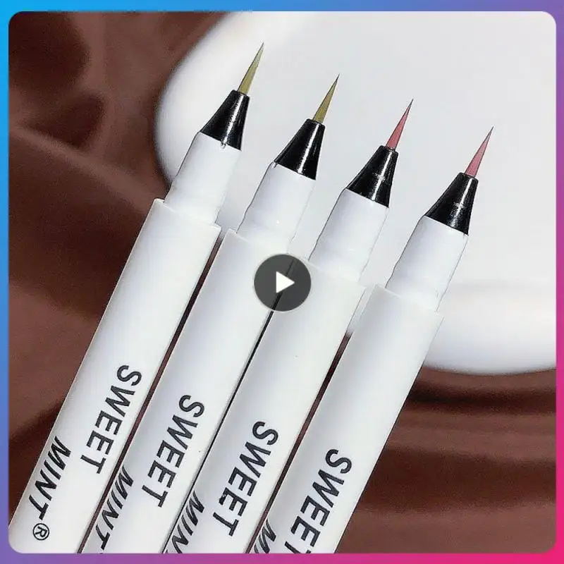 

Lying Silkworm Pen Brighten Eyes 4 Color Eyeshadow Pen Soft Smooth Eyeliner Pen Highlighter Pencil Cosmetics Liquid Shadow Pen