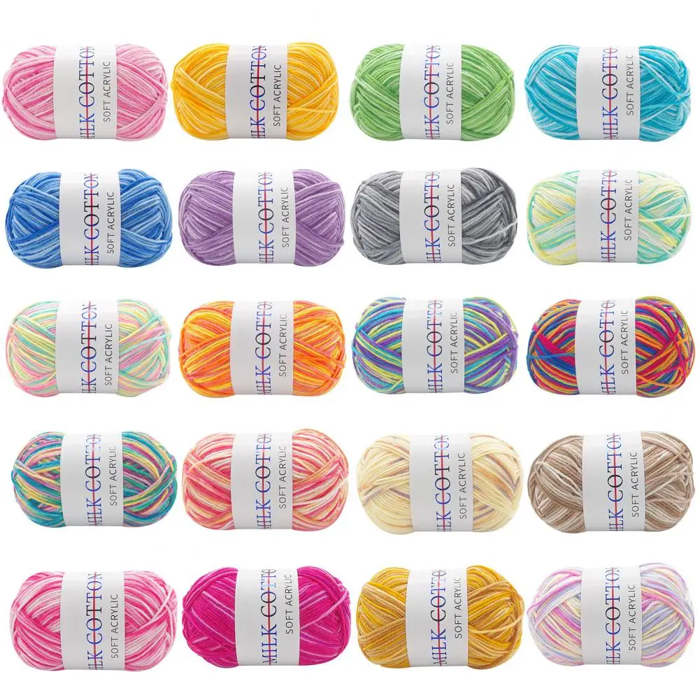 1 Roll 3 Strands Knitted Yarn DIY Breathable Hand Crocheting Variegated Yarn Thread Needlework Tool for Socks
1 Roll 3 Strands Knitted Yarn DIY Breathable Hand Crocheting Variegated Yarn Thread Needlework Tool for Socks