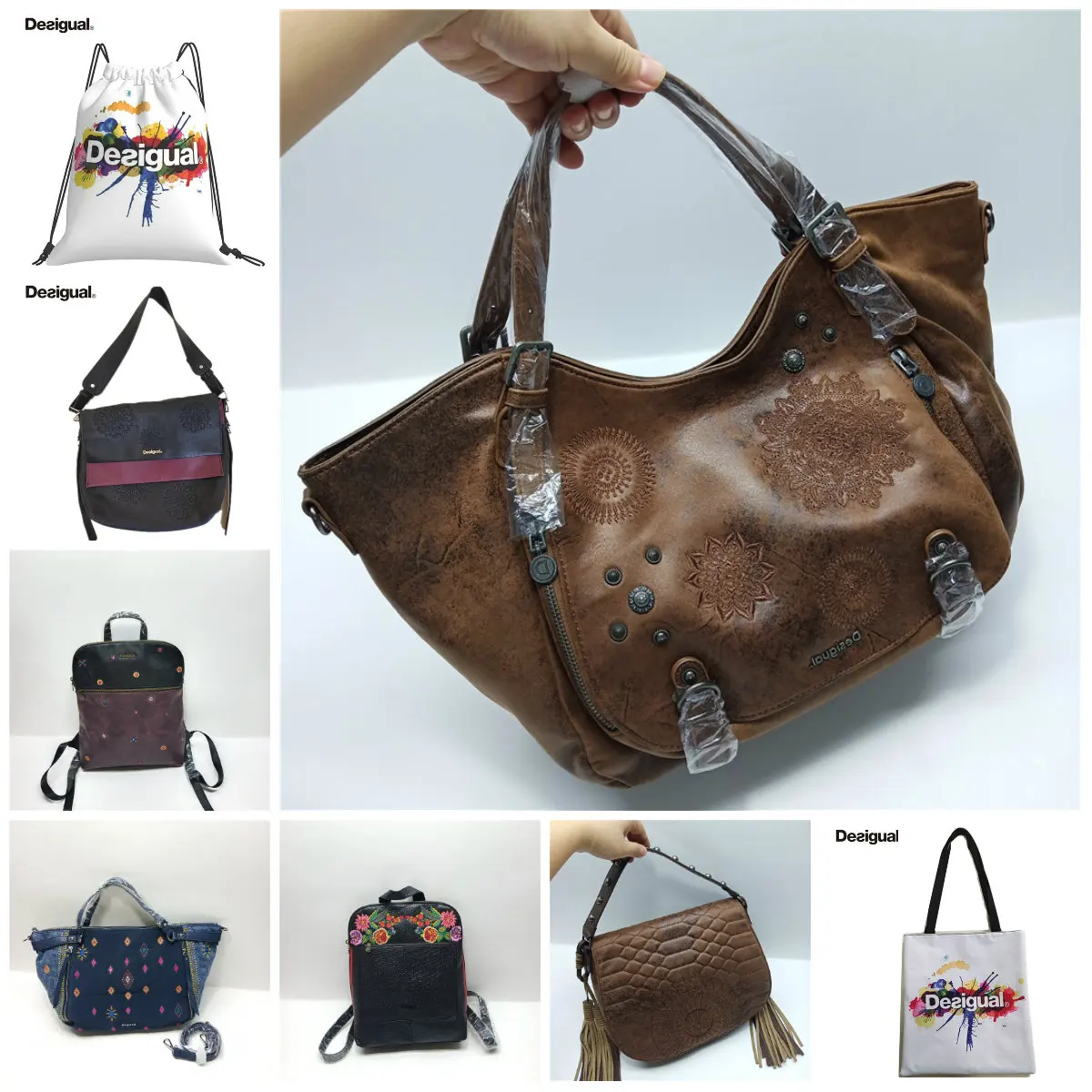 Desigual fashion design backpack embroidered print single shoulder bag high quality large capacity handbag trend2022
Desigual fashion design backpack embroidered print single shoulder bag high quality large capacity handbag trend2022