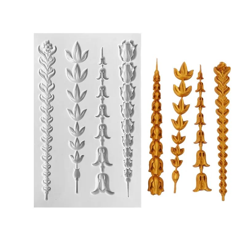 Wheat Ears Pattern Silicone Resin Mold Kitchen Baking Tools Dessert Cake Lace Decoration DIY Chocolate Pastry Fondant Moulds
Wheat Ears Pattern Silicone Resin Mold Kitchen Baking Tools Dessert Cake Lace Decoration DIY Chocolate Pastry Fondant Moulds