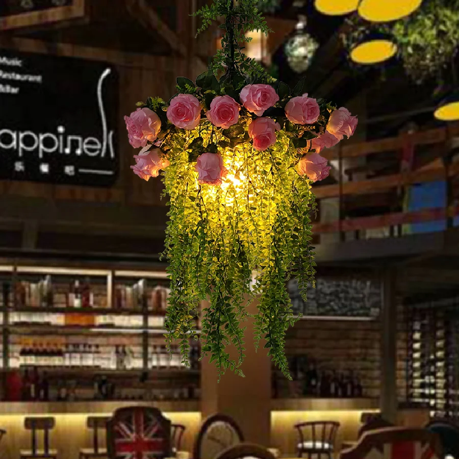 Retro Industrial Plant Pendant Light Hot Pot Shop Theme Restaurant Pub Clothing Store Decorative Flower Chandelier
Retro Industrial Plant Pendant Light Hot Pot Shop Theme Restaurant Pub Clothing Store Decorative Flower Chandelier