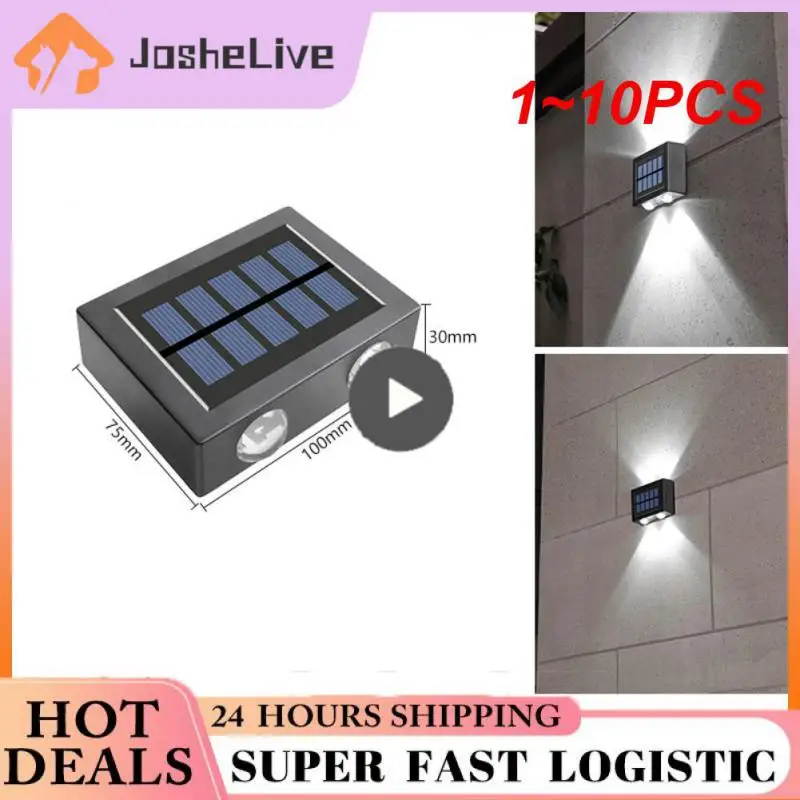 1~10PCS Solar Wall LED Light Outdoor Garden Decoration Wall Lamp High Brightness Up And Down Luminous Lighting Outdoor Solar LED
1~10PCS Solar Wall LED Light Outdoor Garden Decoration Wall Lamp High Brightness Up And Down Luminous Lighting Outdoor Solar LED