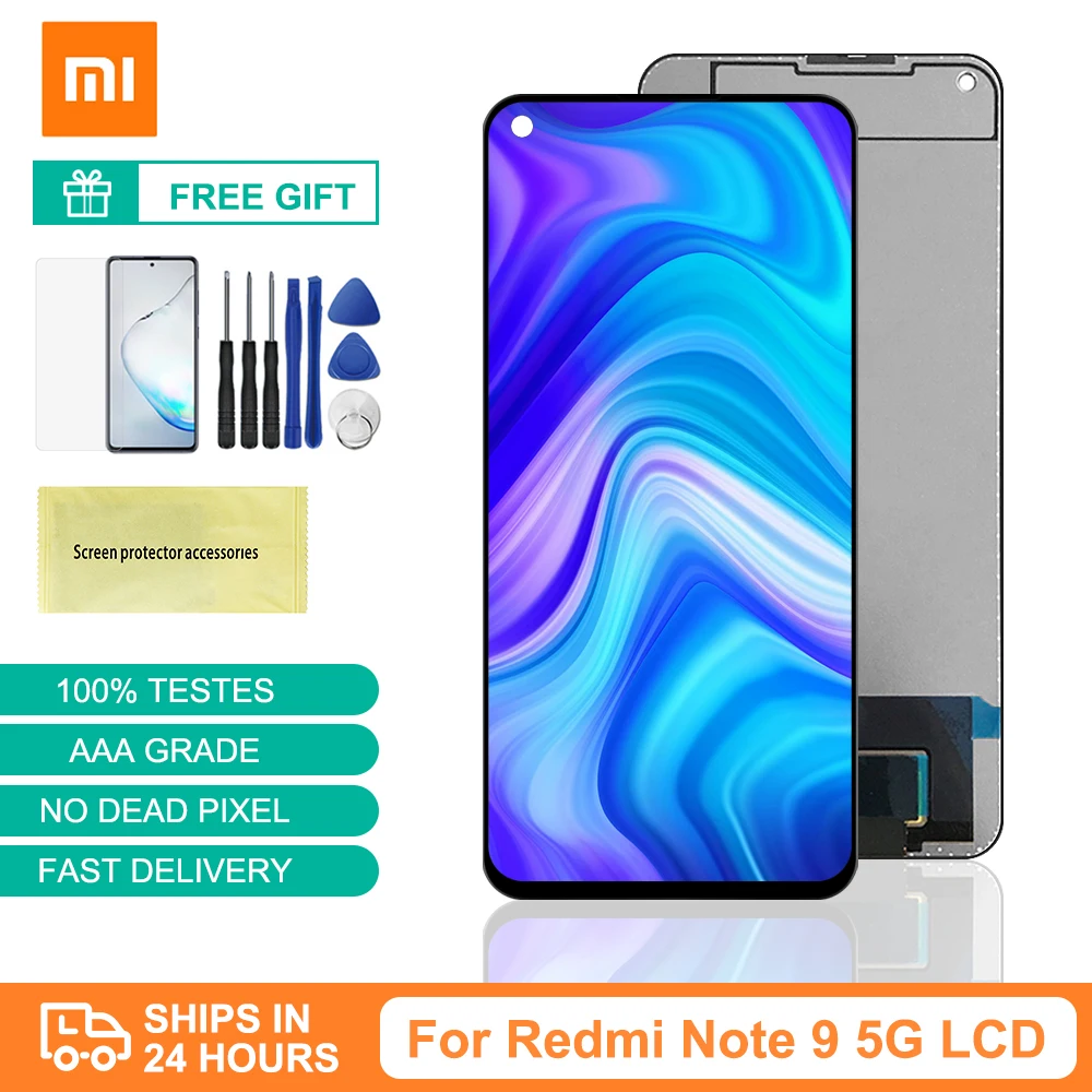 ЖК-дисплей 6,53 дюйма для Xiaomi Redmi Note 9, сенсорный экран для Redmi Note9, M2003J15SC, M2003J15SG, Redmi10X, с рамкой, оригинал
ЖК-дисплей 6,53 дюйма для Xiaomi Redmi Note 9, сенсорный экран для Redmi Note9, M2003J15SC, M2003J15SG, Redmi10X, с рамкой, оригинал