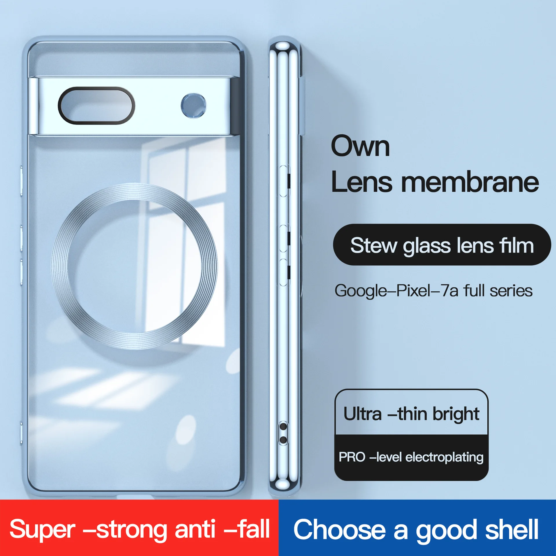 2023 Wireless Charging TPU Case For Google Pixel 7A Transparency Cover Anti-knock Cases For Google Pixel 7 A Pixel7A
2023 Wireless Charging TPU Case For Google Pixel 7A Transparency Cover Anti-knock Cases For Google Pixel 7 A Pixel7A