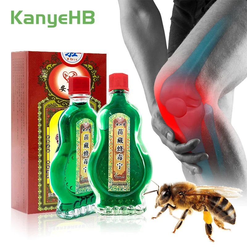 2pcs Bee Venom Knee Heat Massage Oil Sciatica Arthritis Muscle Bruises Pain Relief Liquid Back Neuropathic Pain Relief Oil A1103
2pcs Bee Venom Knee Heat Massage Oil Sciatica Arthritis Muscle Bruises Pain Relief Liquid Back Neuropathic Pain Relief Oil A1103