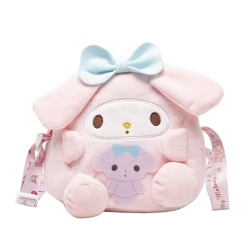Sanrio Kuromi Cinnamoroll Crossbody Bag Girls Heart Cute Cartoon Pompompurin My Melody Plush Bag Halloween Gifts Toys for Kids
Sanrio Kuromi Cinnamoroll Crossbody Bag Girls Heart Cute Cartoon Pompompurin My Melody Plush Bag Halloween Gifts Toys for Kids