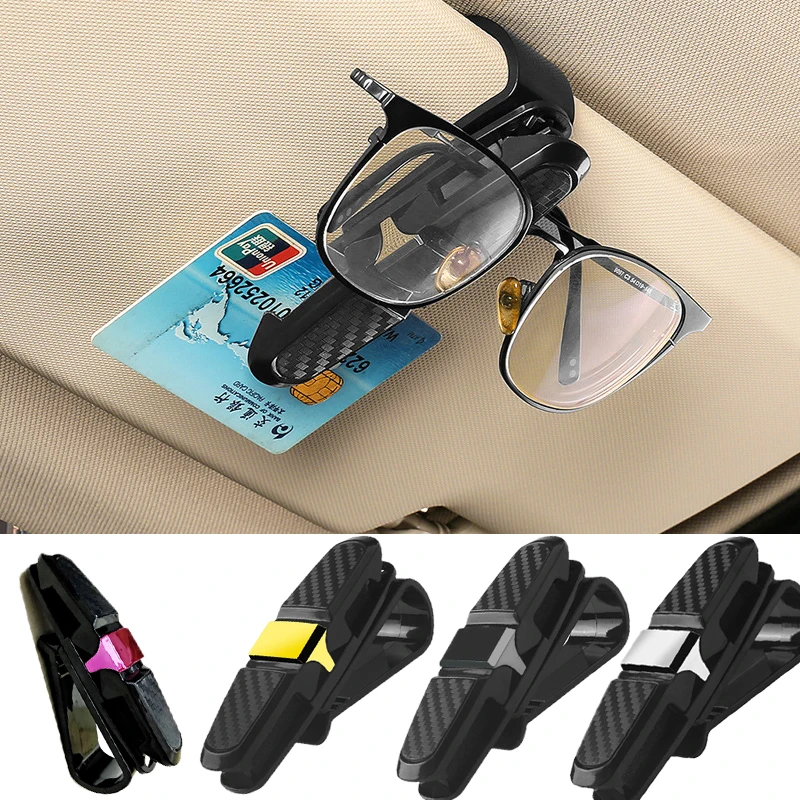 Car Sun Visor Glasses Holder Multi-Function Clips Car Accessories Sunglasses Eyeglasses Frame Auto Fastener Ticket Clip 4 Color
Car Sun Visor Glasses Holder Multi-Function Clips Car Accessories Sunglasses Eyeglasses Frame Auto Fastener Ticket Clip 4 Color