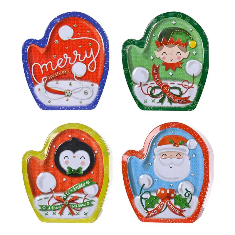 Gloves Shape Tinplate Box Christmas Decoration Candy Jar Children's Gift Box Biscuit Jar Event Party Holiday Supply
Gloves Shape Tinplate Box Christmas Decoration Candy Jar Children's Gift Box Biscuit Jar Event Party Holiday Supply