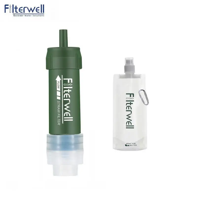 Outdoor Survival Water Filter Straws Camping Equipment Water Purifier Water Filtration System Emergency Hiking Accessories
Outdoor Survival Water Filter Straws Camping Equipment Water Purifier Water Filtration System Emergency Hiking Accessories