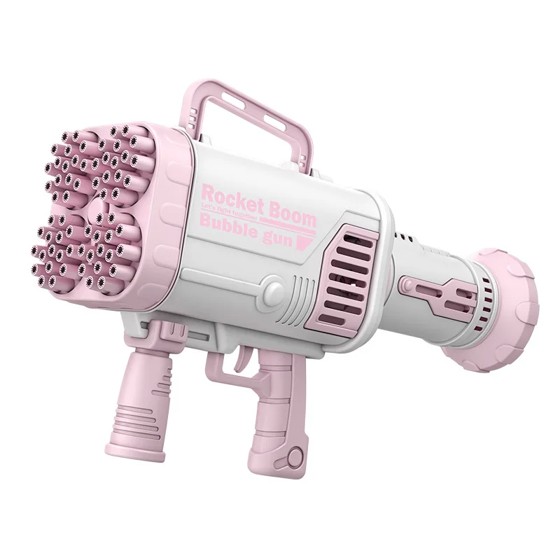 2022 Tik Tok Hot Selling 64-hole Light Version Bubble Gun Bazooka Gatling Bubble Gun Charging Toy
2022 Tik Tok Hot Selling 64-hole Light Version Bubble Gun Bazooka Gatling Bubble Gun Charging Toy