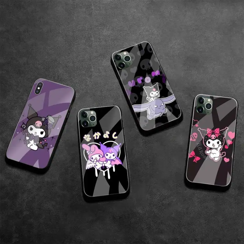 Cartoon Sanrio kuromi Phone Case Tempered Glass For iPhone 13 12 Mini 11 Pro XR XS MAX 8 X 7 Plus SE 2020 cover
Cartoon Sanrio kuromi Phone Case Tempered Glass For iPhone 13 12 Mini 11 Pro XR XS MAX 8 X 7 Plus SE 2020 cover
