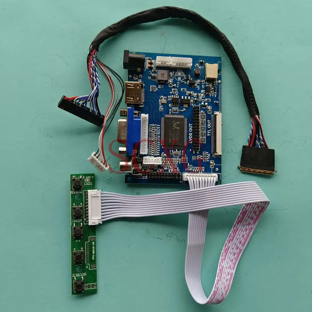 LCD Matrix Controller Board For B140XTN03.6 14" Laptops Kit DIY VGA+2AV+HDMI-Compatible 1366*768 40 Pin LVDS
LCD Matrix Controller Board For B140XTN03.6 14" Laptops Kit DIY VGA+2AV+HDMI-Compatible 1366*768 40 Pin LVDS