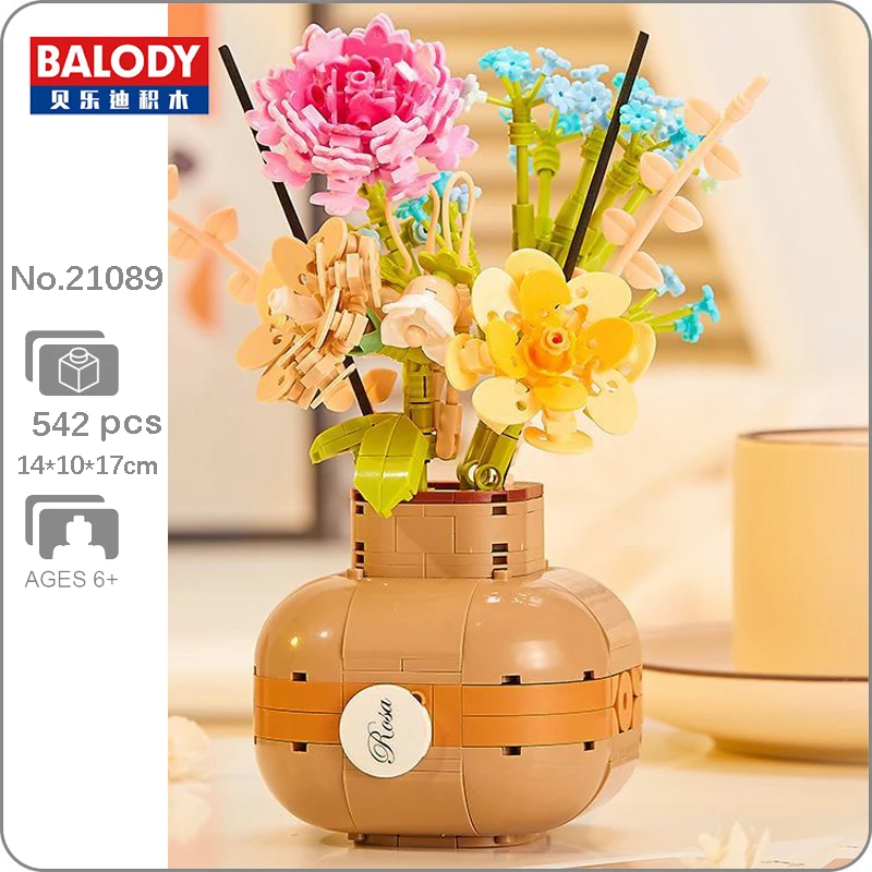 Balody 21089, ваза для вечных цветов, роза, Гипсофила, трава, растение, бутылка, модель «сделай сам», мини-кубики, конструктор, игрушка для детей, без коробки
Balody 21089, ваза для вечных цветов, роза, Гипсофила, трава, растение, бутылка, модель «сделай сам», мини-кубики, конструктор, игрушка для детей, без коробки