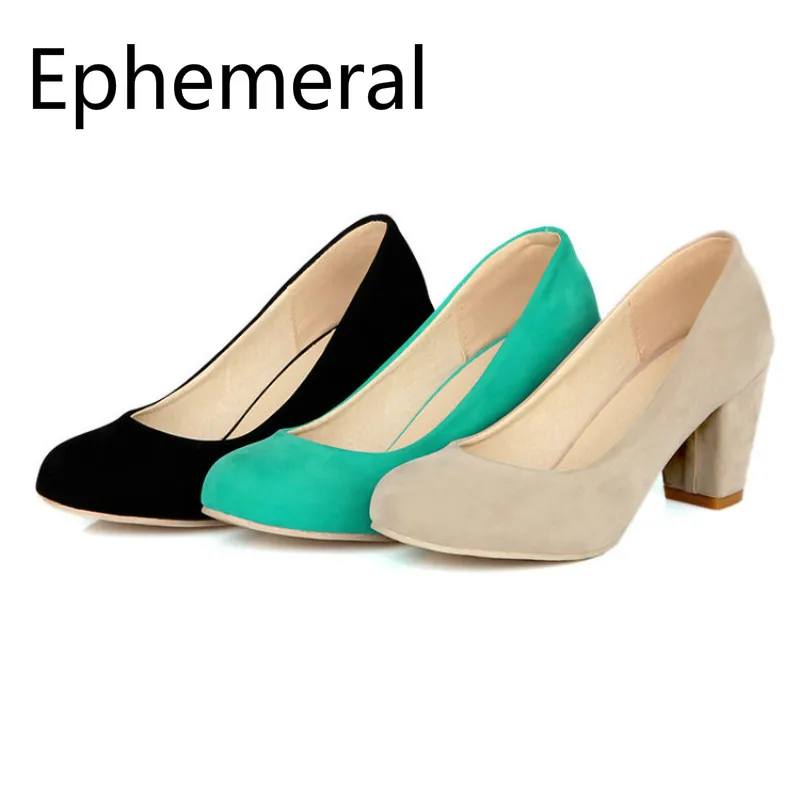 Lady Nubuck Leather Pumps Square Heel Round Toe Wide Fits Plus Sizes Mujer 47-33 46 Green Beige Black OL High Top Shoes Elegant
Lady Nubuck Leather Pumps Square Heel Round Toe Wide Fits Plus Sizes Mujer 47-33 46 Green Beige Black OL High Top Shoes Elegant