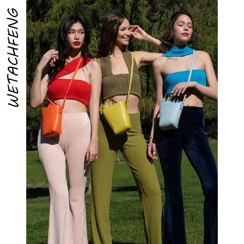Sexy Backless Y2K Sweater Vest Women Knitted Halter Sleeveless Streetwear Crop Top Summer 2022 Fashion Lady 3 Ways Dress Sweater
Sexy Backless Y2K Sweater Vest Women Knitted Halter Sleeveless Streetwear Crop Top Summer 2022 Fashion Lady 3 Ways Dress Sweater
