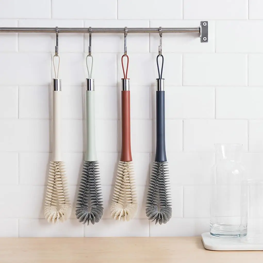 Silicone Long Handle Cup Brush Home Kitchen Bathtub Washing Tool for Glass Baby Water Bottle Vase
Silicone Long Handle Cup Brush Home Kitchen Bathtub Washing Tool for Glass Baby Water Bottle Vase