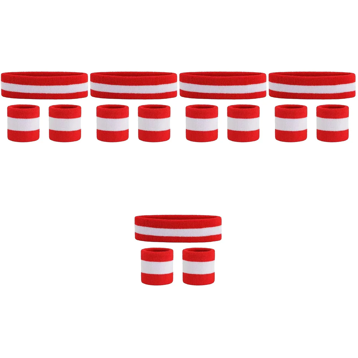 5 Sets Workout Wristband and Sweatband Men Sweatband Wristband Head Sweatband Sports Wristbands
5 Sets Workout Wristband and Sweatband Men Sweatband Wristband Head Sweatband Sports Wristbands