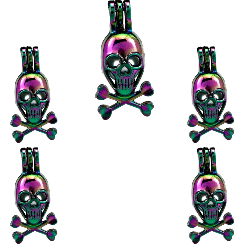 10PCS Fashion Skull Charm Pearl Cage Locket Aromatherapy Diffuser Pendant Accessory For Gift Necklace Keychain Jewelry Making
10PCS Fashion Skull Charm Pearl Cage Locket Aromatherapy Diffuser Pendant Accessory For Gift Necklace Keychain Jewelry Making