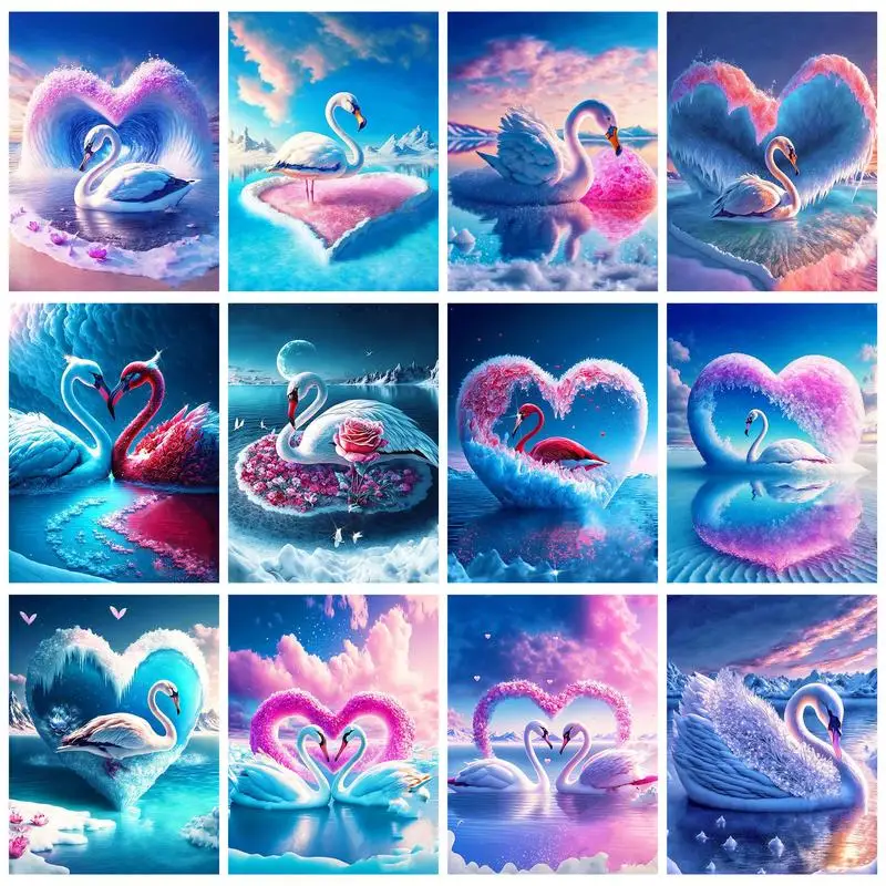 GATYZTORY 40X50cm Painting By Numbers Romantic Swans Picture Drawing Gift For Adults DIY Set Wall Decors Handpainted Kill Time
GATYZTORY 40X50cm Painting By Numbers Romantic Swans Picture Drawing Gift For Adults DIY Set Wall Decors Handpainted Kill Time