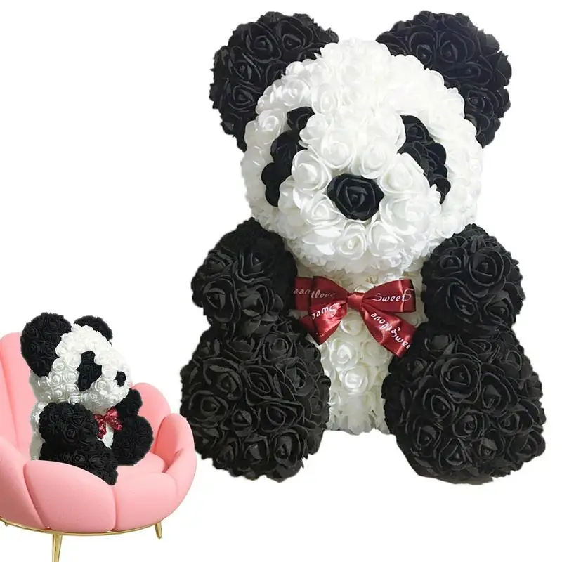 Panda Roses Bear Forever Handmade Artificial Rose Flower Bear Rose Flower Bear Valentine's Day Anniversary Mother's Day Birthday
Panda Roses Bear Forever Handmade Artificial Rose Flower Bear Rose Flower Bear Valentine's Day Anniversary Mother's Day Birthday