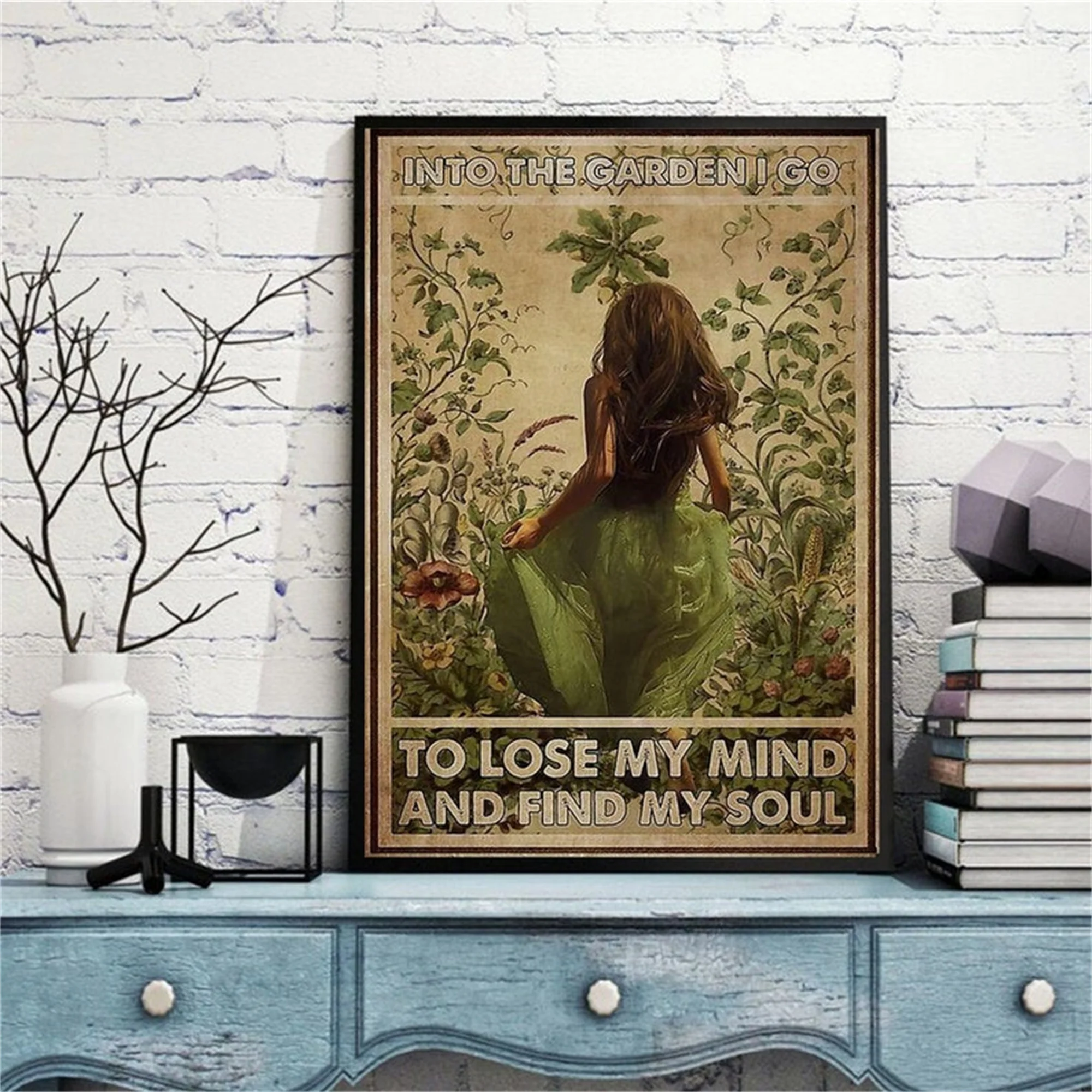 Into The Garden I Go To Lose My Mind And Find My Soul Poster Plant Lady Gardening Lover Gift Canvas Art Painting Home Decoration 
Into The Garden I Go To Lose My Mind And Find My Soul Poster Plant Lady Gardening Lover Gift Canvas Art Painting Home Decoration