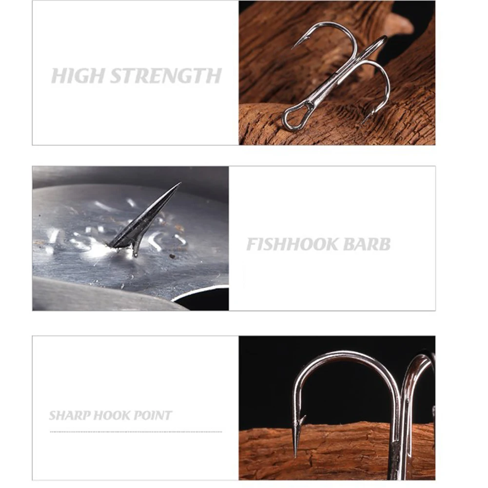 51pcs Black Nickel Triple Hook Set High Carbon Steel Three Anchor Hook Fishhook 2#/4#/6#/8#/10# Fishng Three Hooks Tackle
51pcs Black Nickel Triple Hook Set High Carbon Steel Three Anchor Hook Fishhook 2#/4#/6#/8#/10# Fishng Three Hooks Tackle