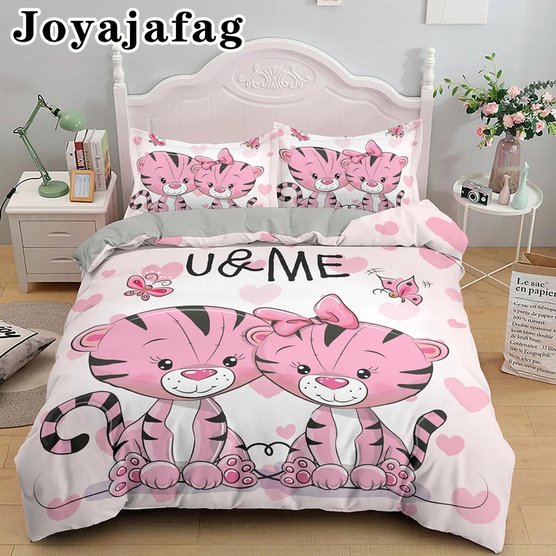 Cartoon Kids Duvet Cover With Pillowcase Cute Animal Children Bedding Set 2/3pcs Bedroom Decor Drop Shipping
Cartoon Kids Duvet Cover With Pillowcase Cute Animal Children Bedding Set 2/3pcs Bedroom Decor Drop Shipping