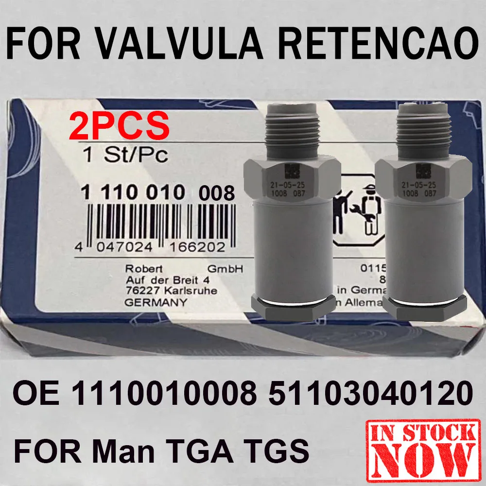 2PCS For B-osch Original 1110010008 Common Rail Pressure Relief Valve For M-AN TGA TGS 51103040120 1110010021
2PCS For B-osch Original 1110010008 Common Rail Pressure Relief Valve For M-AN TGA TGS 51103040120 1110010021